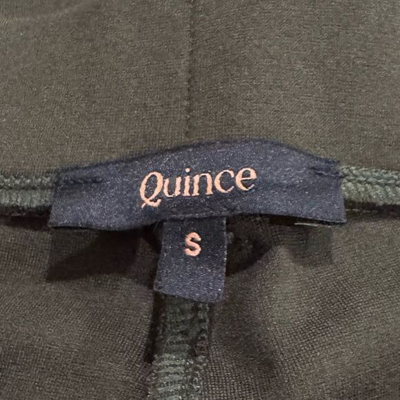 Quince Ultra-Stretch Ponte Straight Leg Pants in Olive Women’s Small P - Picture 3 of 5